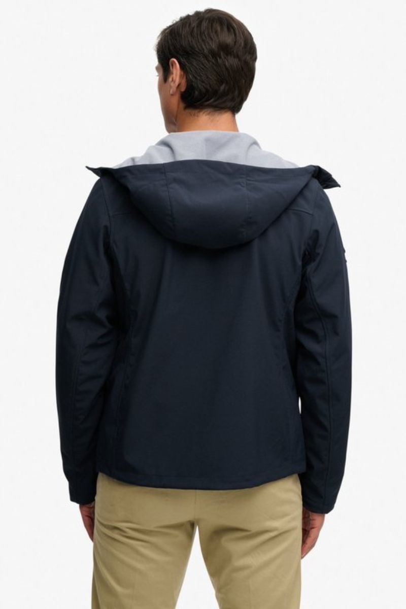 Superdry Hooded Softshell Trekker Navy