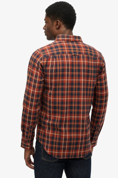 Superdry Cotton Lumberjack Shirt Red