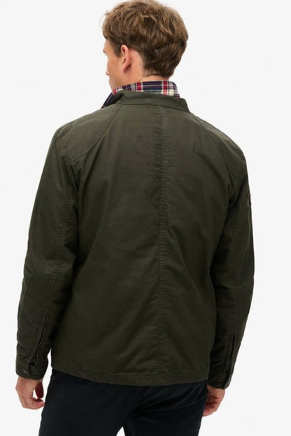 Superdry Merchant Wax Jacket Olive