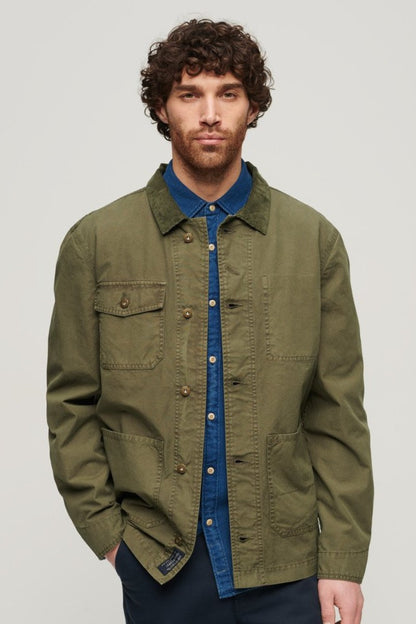 Superdry Merchant Work Jacket Green