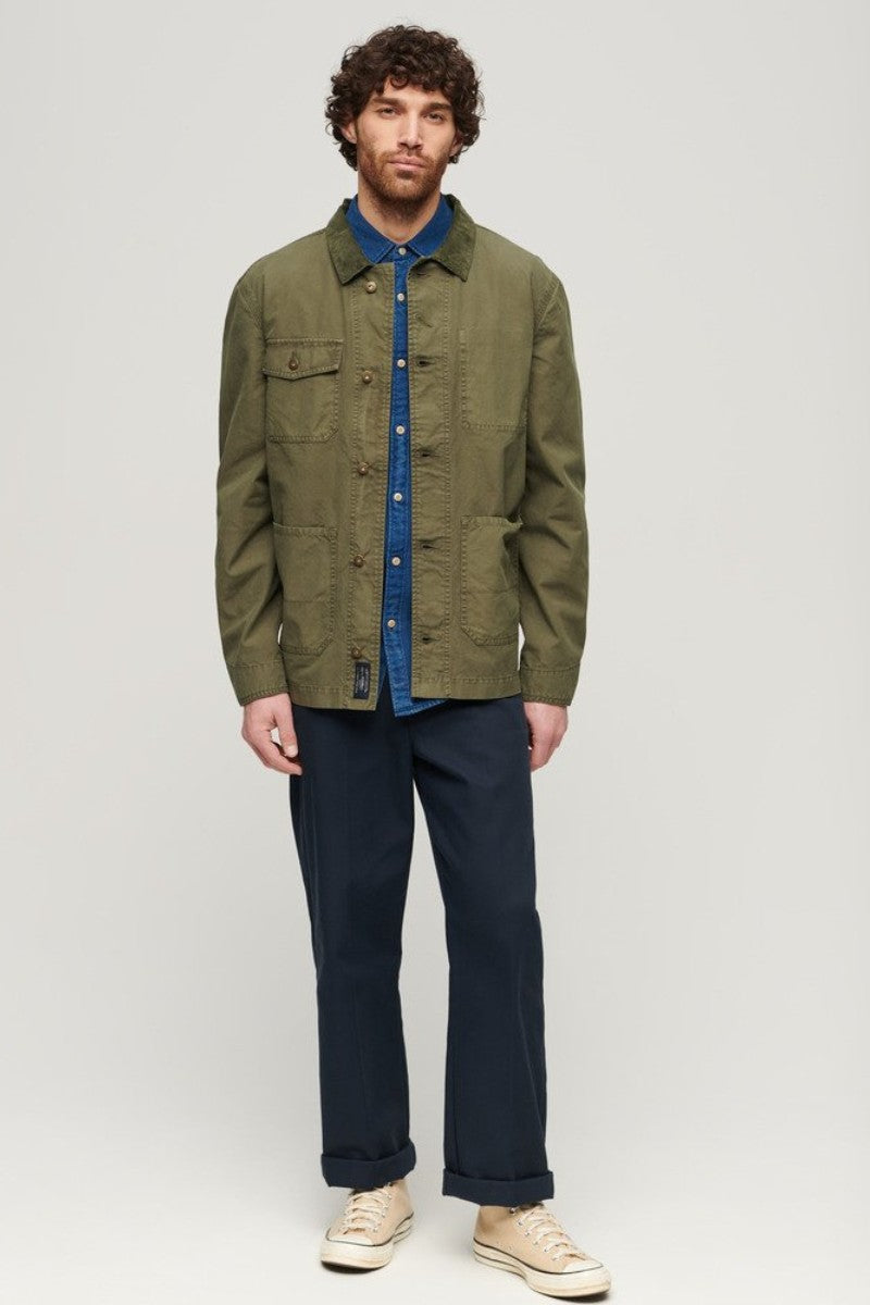 Superdry Merchant Work Jacket Green