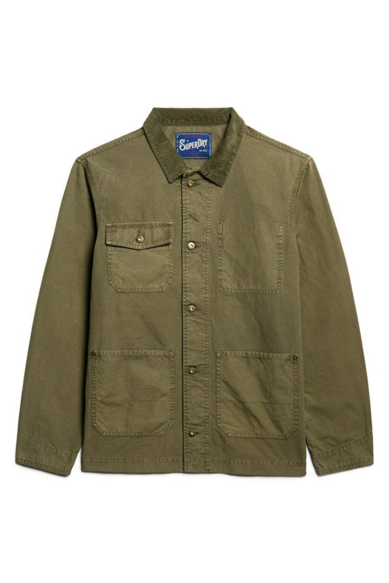 Superdry Merchant Work Jacket Green