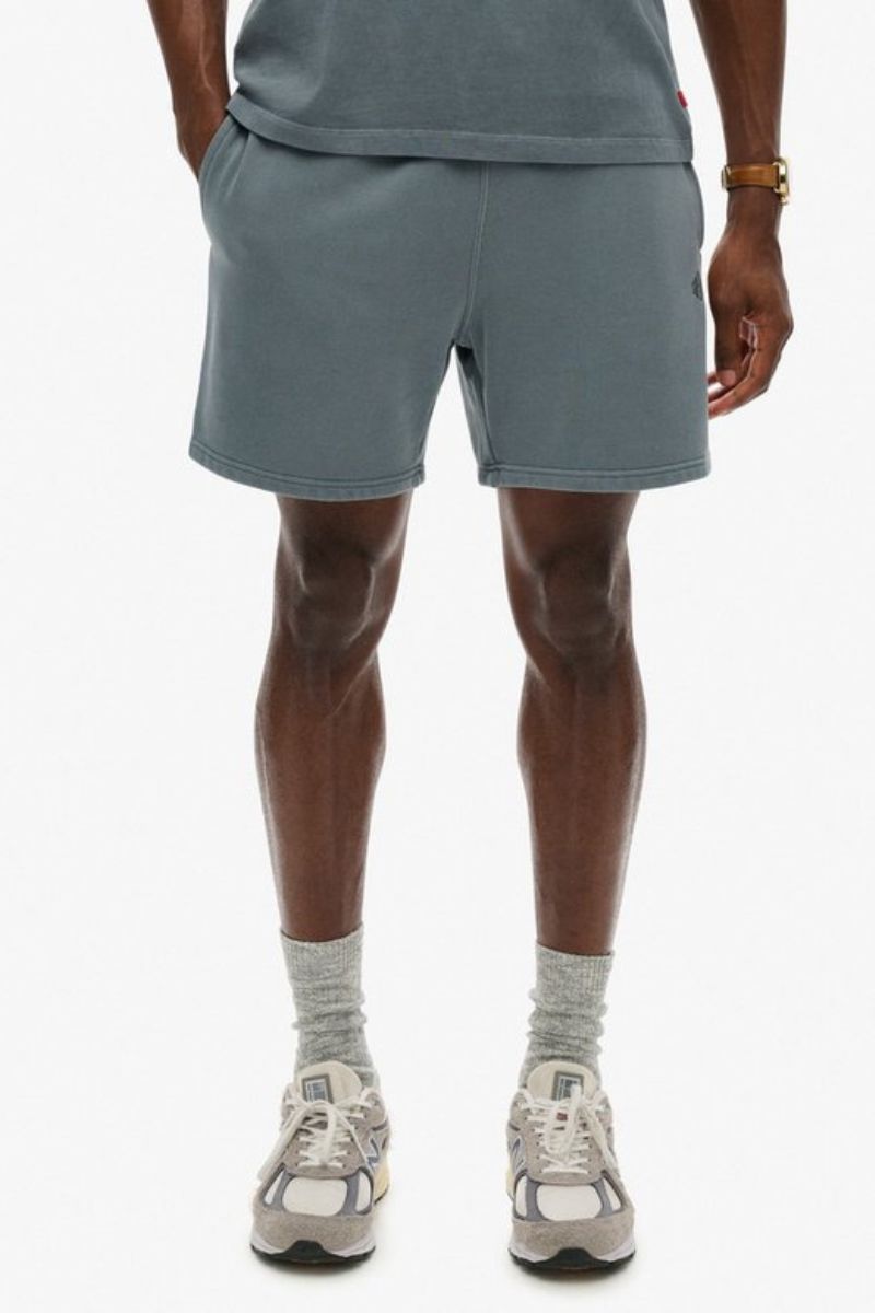 Superdry Micro Logo Shorts Stormy