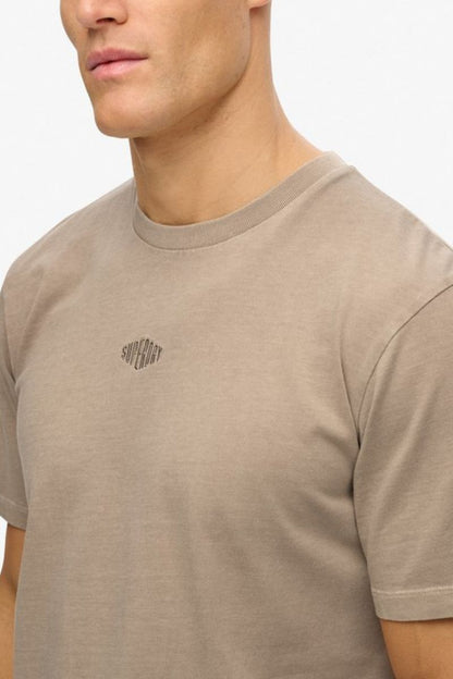 Superdry Micro Logo T-Shirt Beige