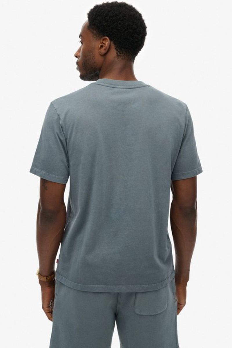 Superdry Micro Logo T-Shirt Stormy