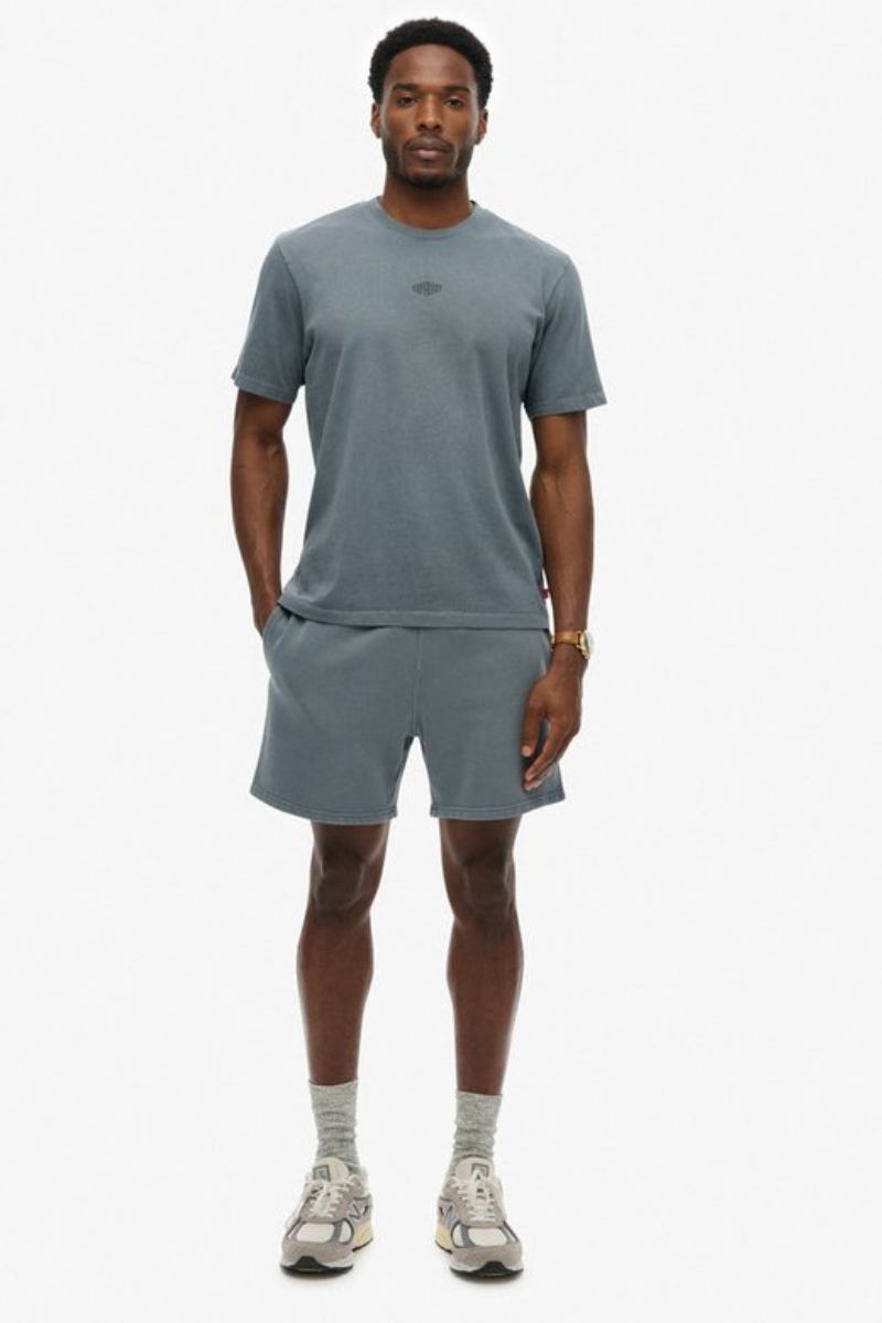 Superdry Micro Logo T-Shirt Stormy