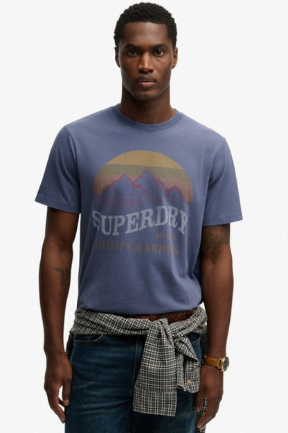 Superdry Outdoors Relaxed T-Shirt Soft Navy