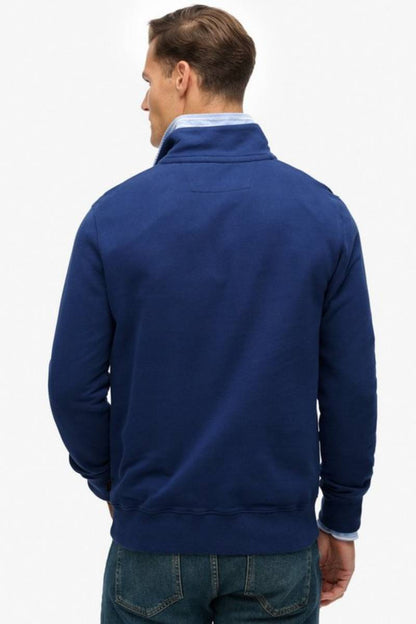 Superdry Preppy Half Zip Sweatshirt Marine
