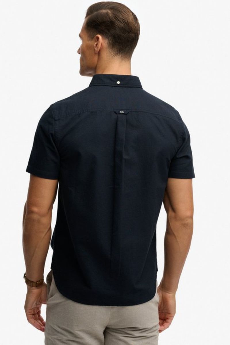 Superdry Preppy Oxford SS Shirt Navy