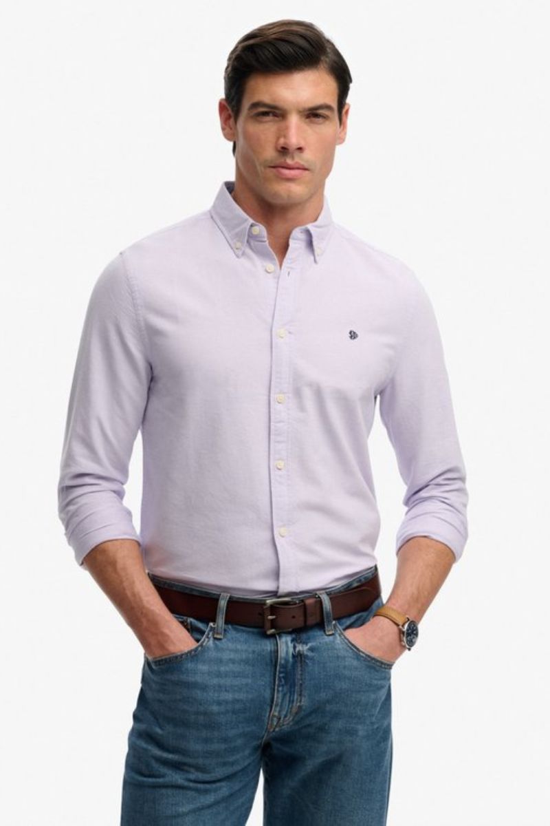 Superdry Preppy Oxford Shirt Lavender