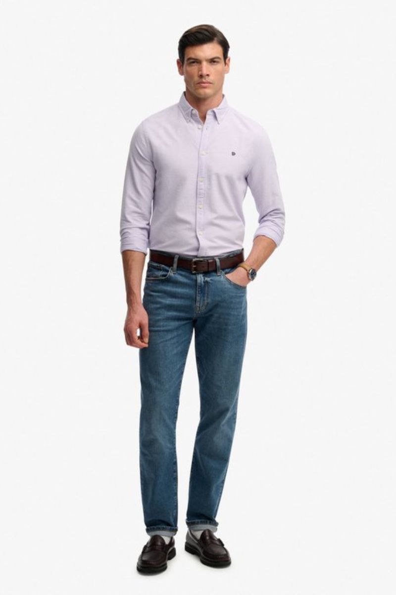 Superdry Preppy Oxford Shirt Lavender