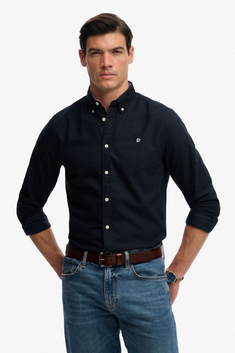 Superdry Preppy Oxford Shirt Navy