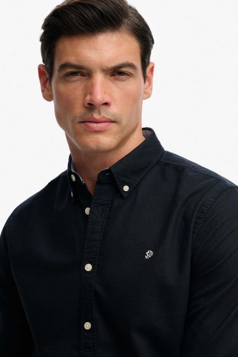 Superdry Preppy Oxford Shirt Navy