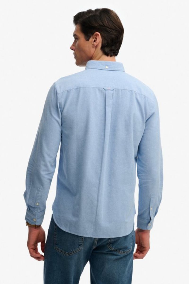 Superdry Preppy Oxford Shirt Blue Chambray