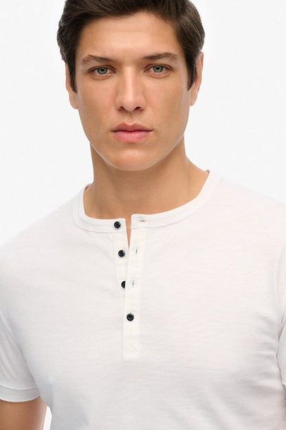 Superdry Slub SS Grandad Optic