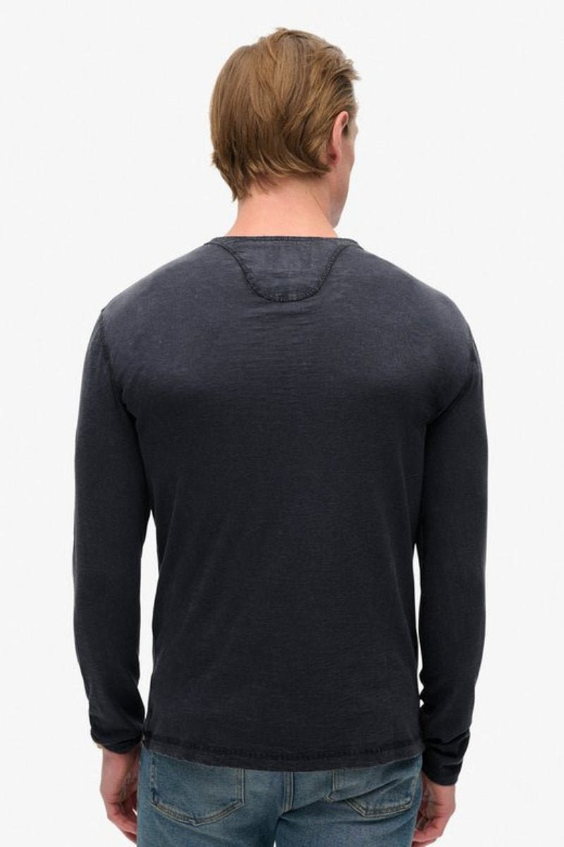 Superdry Slub Jersey Top Navy