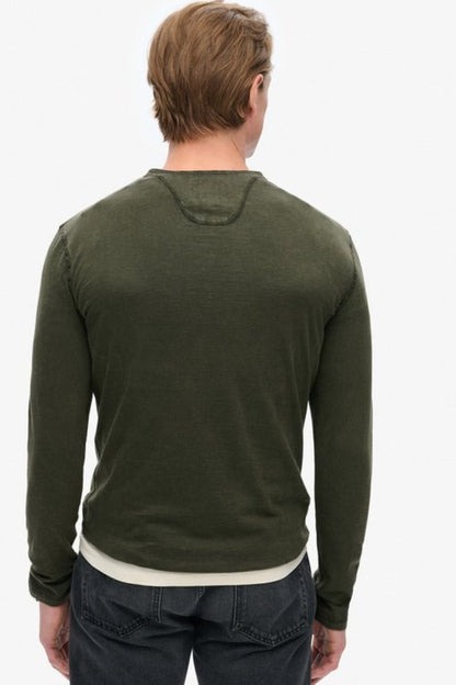 Superdry Slub Jersey Top Olive