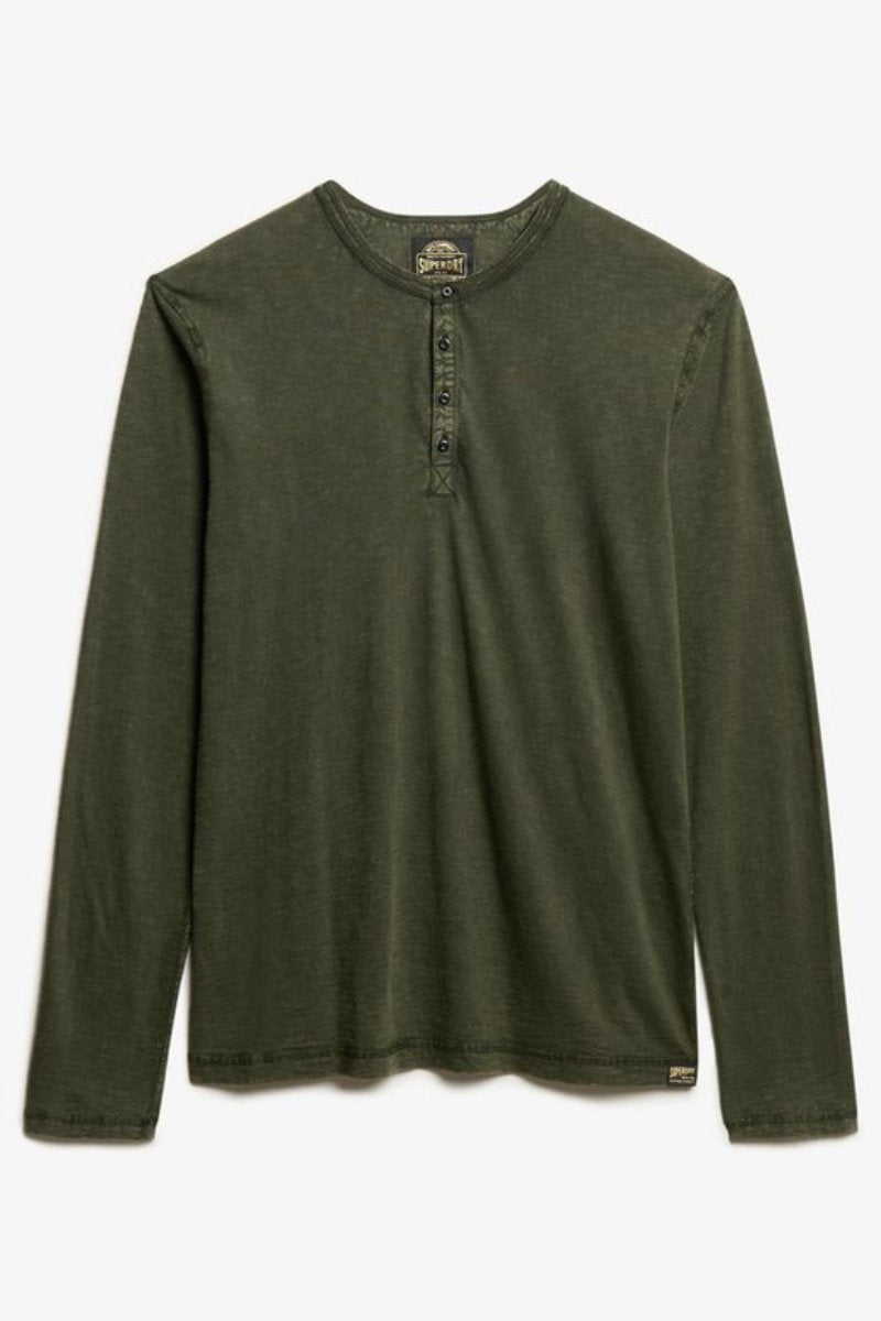 Superdry Slub Jersey Top Olive