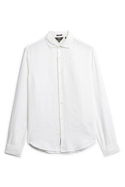 Superdry Studios Linen Shirt White