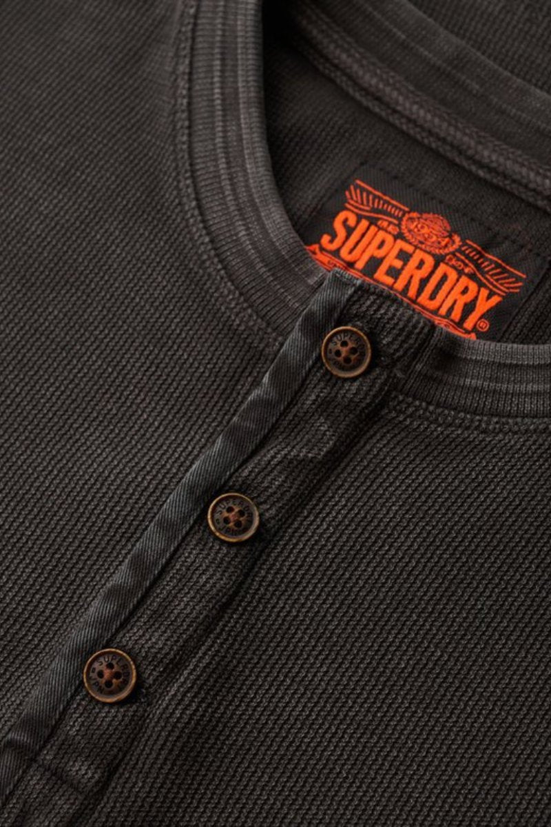 Superdry Textured Grandad Top