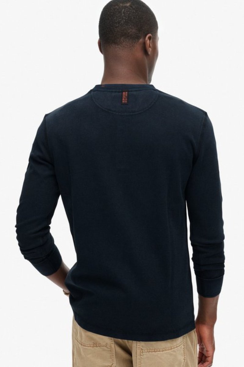 Superdry Textured Grandad Top