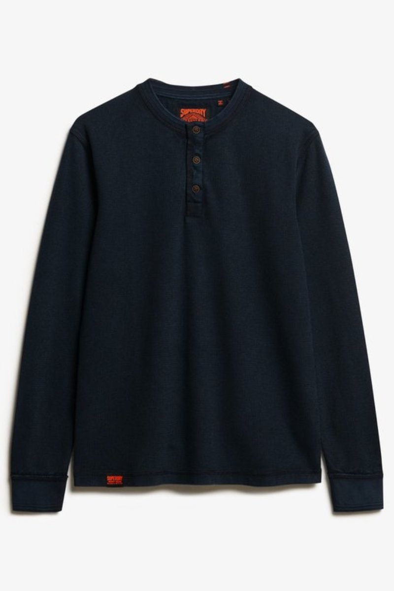 Superdry Textured Grandad Top