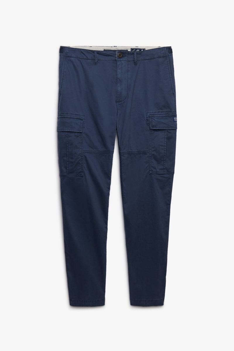 Superdry Regular Taper Cargo Pant - French Navy
