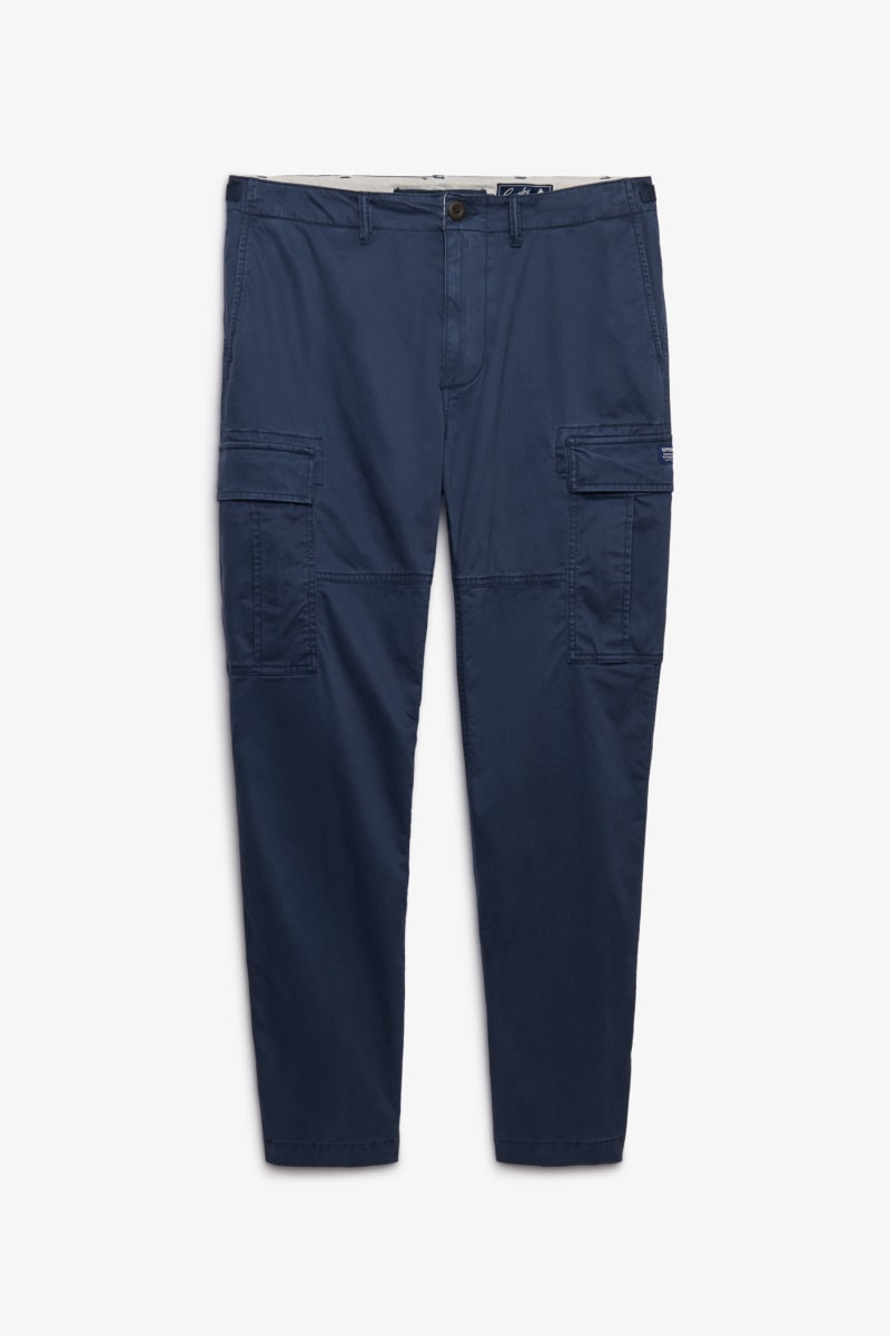 Superdry Regular Taper Cargo Pant - French Navy