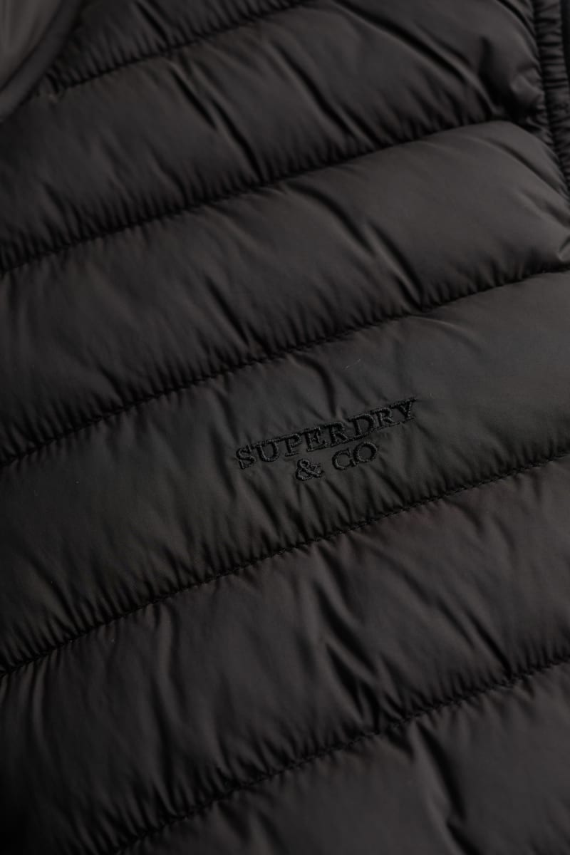 Superdry Fuji Lite Padded Gilet - Black