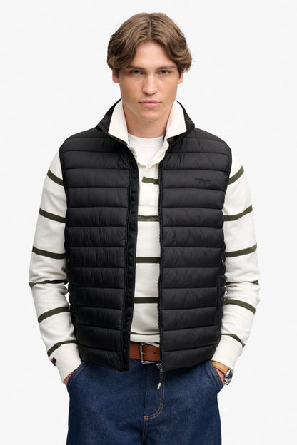 Superdry Fuji Lite Padded Gilet - Black