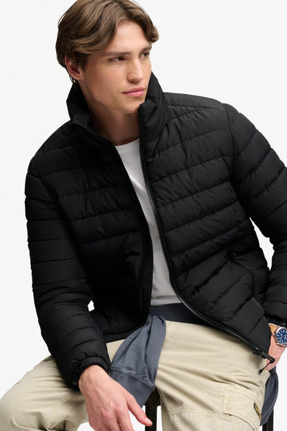 Superdry Fuji Midweight Padded Jacket - Jet Black