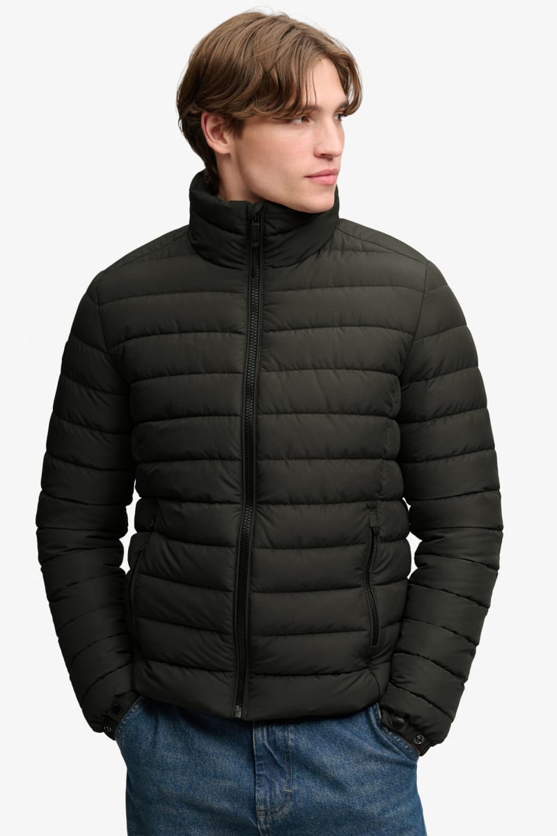 Superdry Fuji Midweight Padded Jacket - Surplus Goods Olive Green