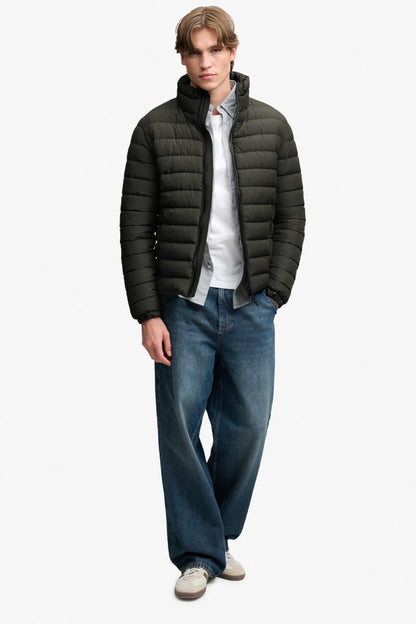 Superdry Fuji Midweight Padded Jacket - Surplus Goods Olive Green