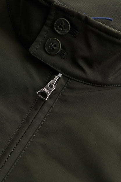 Superdry Campus Padded Harrington Jacket - Surplus Goods Olive Green