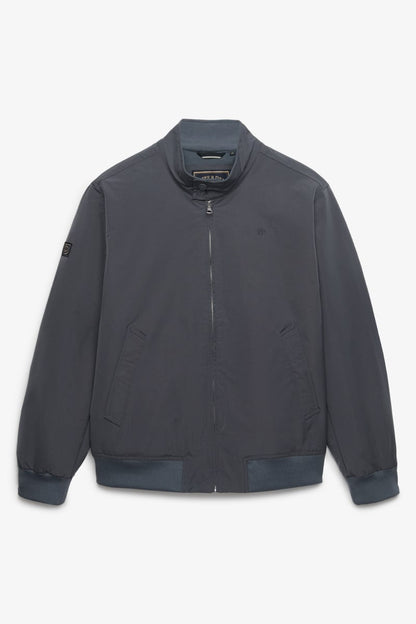 Superdry M5012483A Campus Padded Harrington Jacket Slate Blue