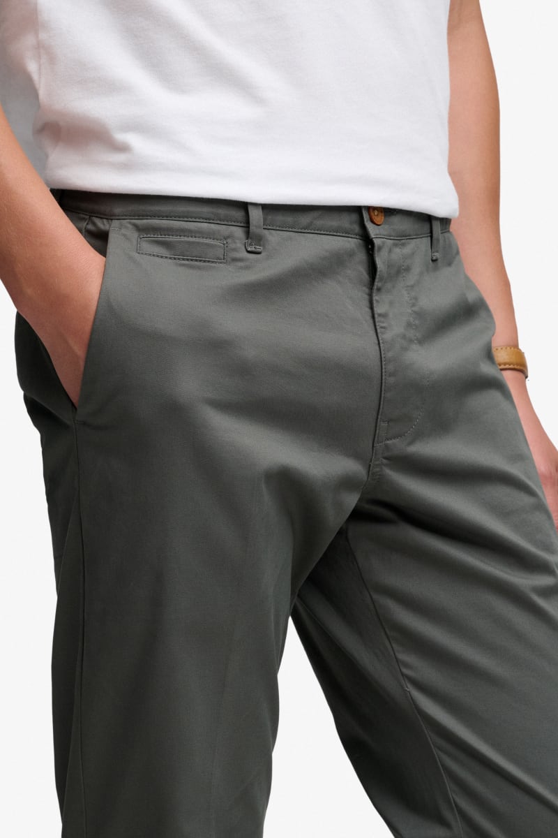 Superdry Premium Regular Chino - Balsam Green