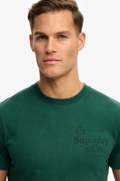 Superdry 1954 Company Relaxed Tee - Varsity Green