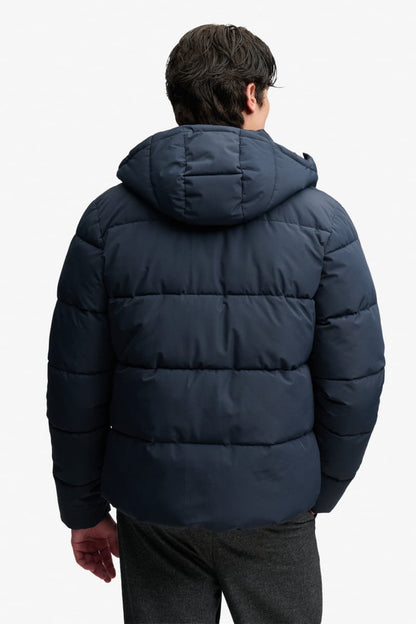 Superdry Premium Hooded Puffer Jacket - Eclipse Navy
