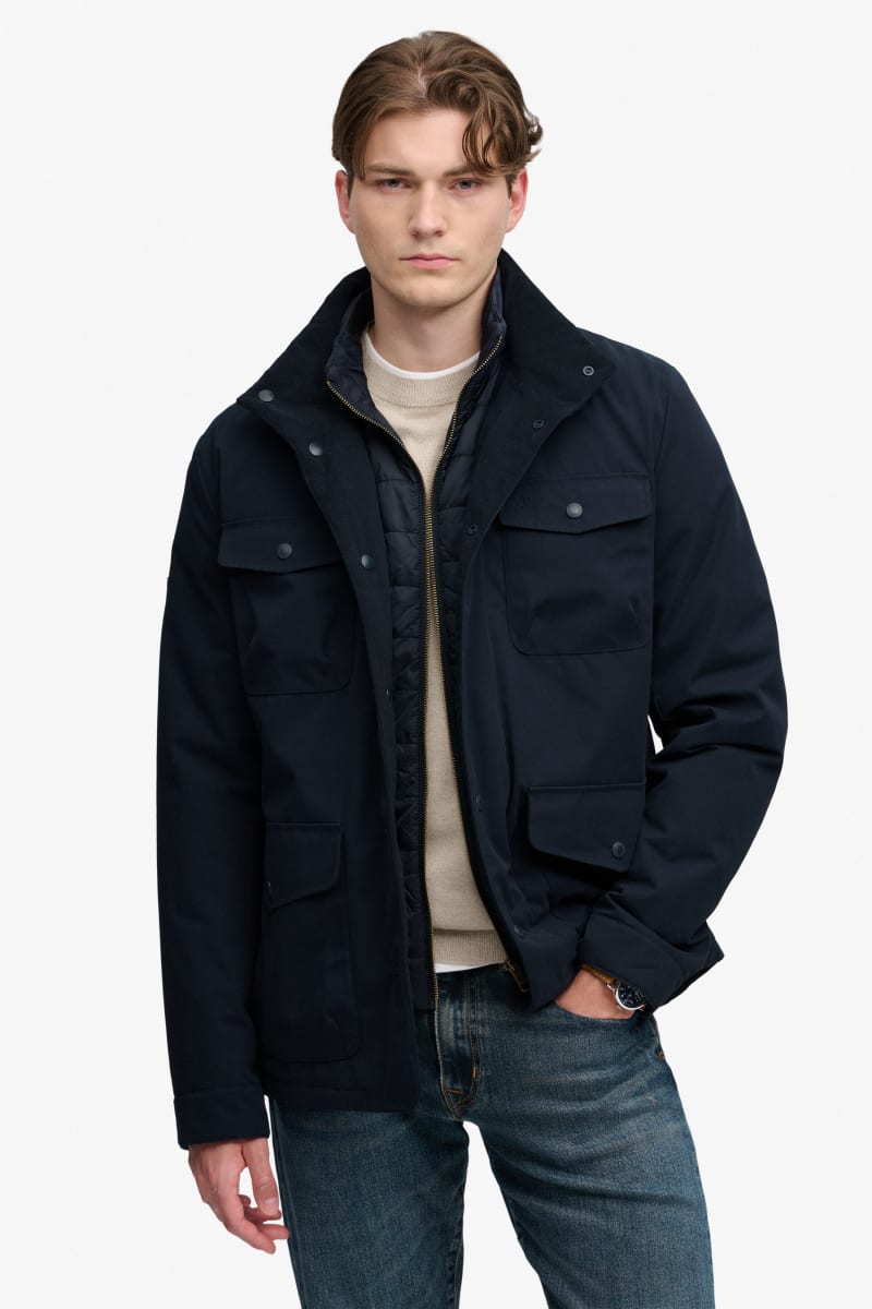 Superdry 2-in-1 Burford Jacket - Eclipse Navy