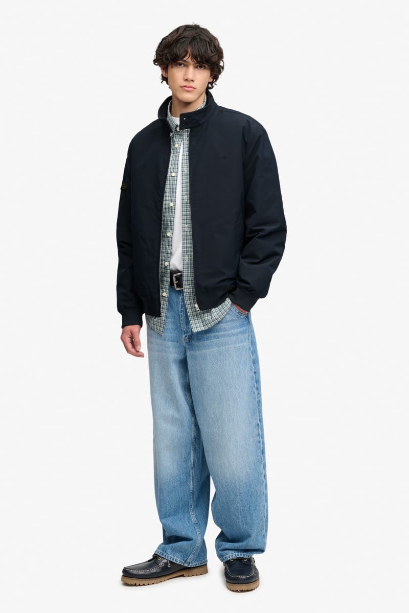 Superdry Campus Padded Harrington Jacket - Eclipse Navy