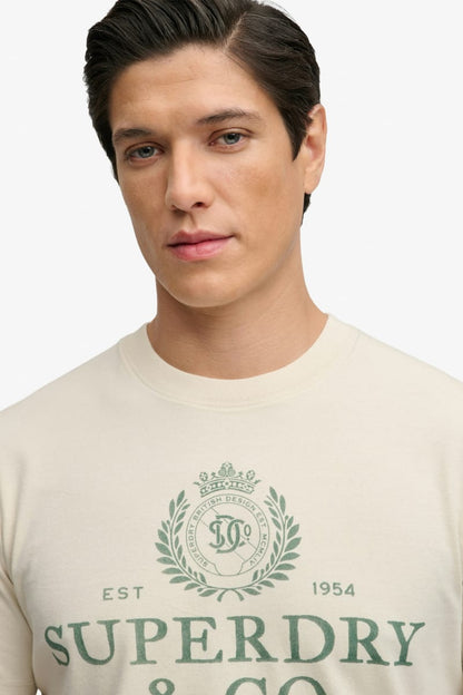 Superdry 1954 Company Relaxed Tee - Birch