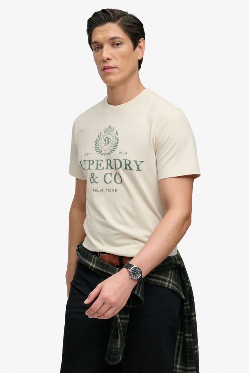 Superdry 1954 Company Relaxed Tee - Birch