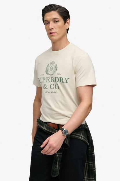 Superdry 1954 Company Relaxed Tee - Birch