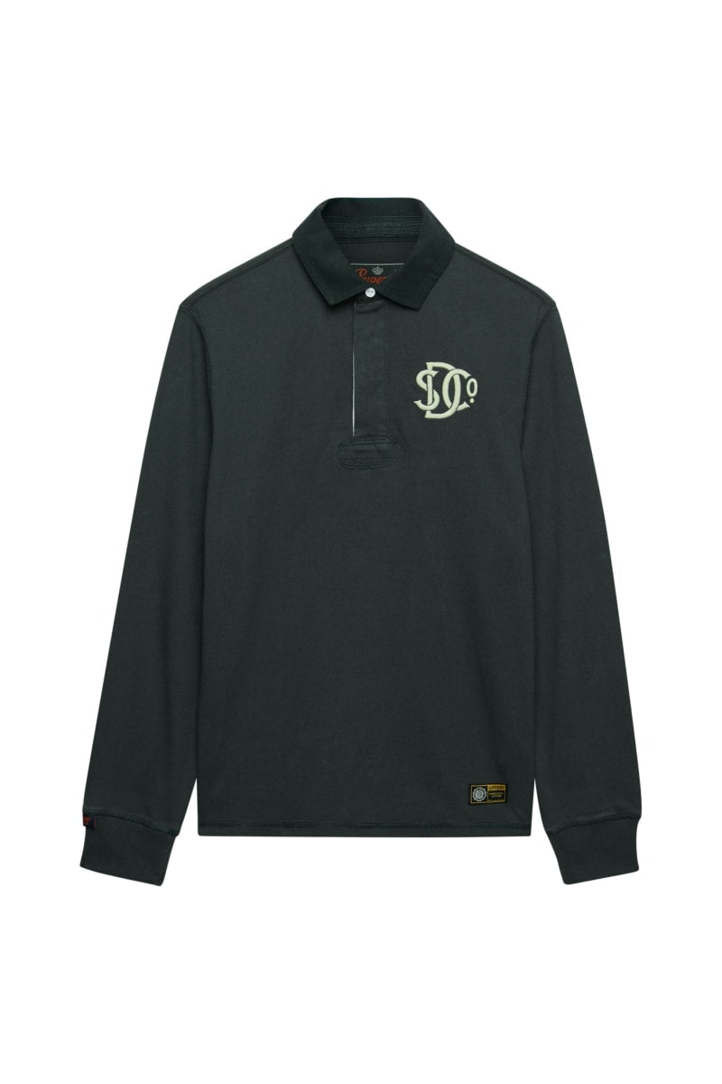 Superdry Vintage Athletic Rugby - Eagle Green