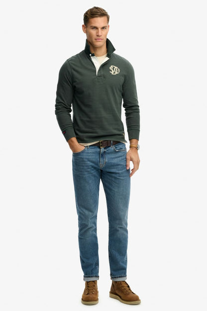 Superdry Vintage Athletic Rugby - Eagle Green