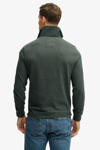 Superdry Vintage Athletic Rugby - Eagle Green
