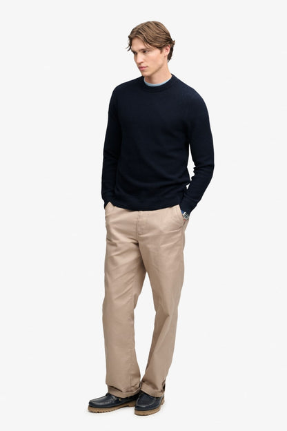 Superdry Texture Knit Jumper - Navy Twist