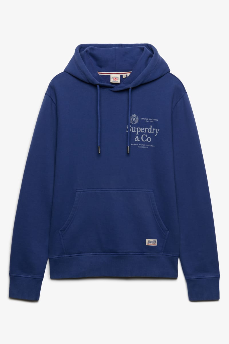 Superdry 1954 Company Relaxed Hood - Summit Blue
