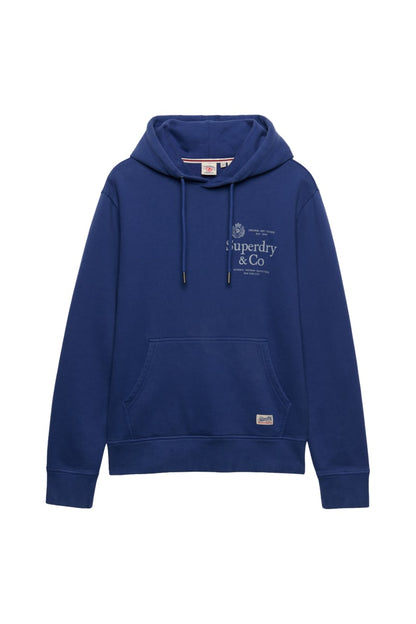 Superdry 1954 Company Relaxed Hood - Summit Blue
