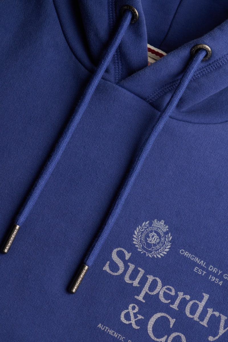 Superdry 1954 Company Relaxed Hood - Summit Blue